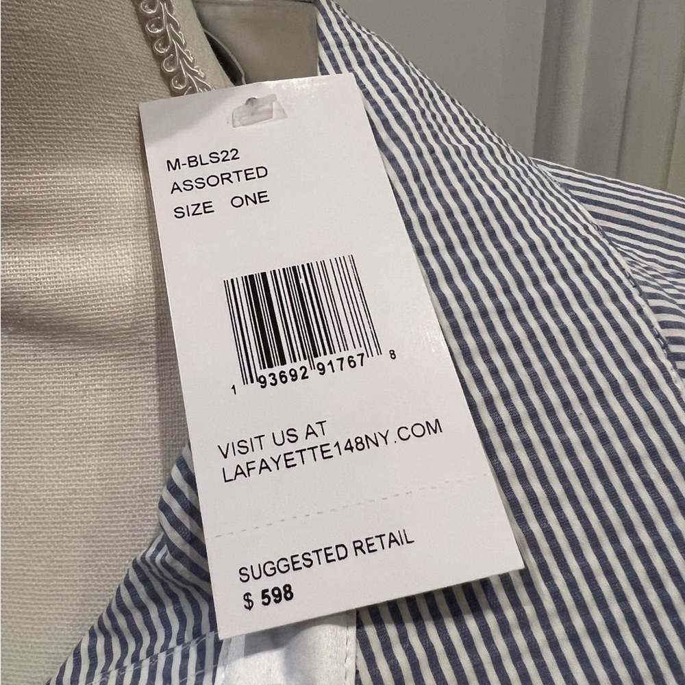 Lafayette 148 New York Shirt Dress with belt - Picture 4 of 6